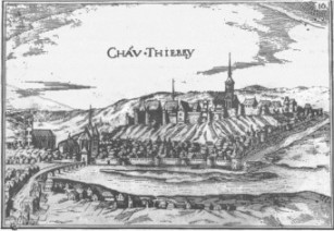 la ville en 1634