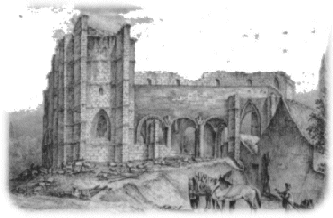 ruine de l'glise Saint-Martin (dbut XIX)
